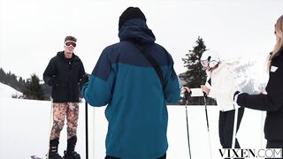 VIXEN Stunning Beauties Hope Heaven, Ashby Winter, and Eve Sweet’s Epic Orgy