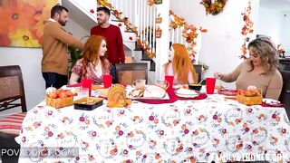 FamilyStrokes – Arietta Adams and Cherry Fae (A Thanksgiving Tie Breaker)