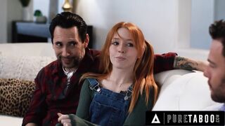 PURE TABOO Creepy Social Worker Dominates Pregnant Teen Madi Collins With Her Stepdad – PART 1 & 2