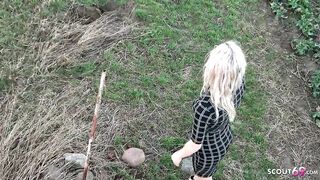 German car breakdown Girl – Talk to POV Fuck by Stranger in high seat